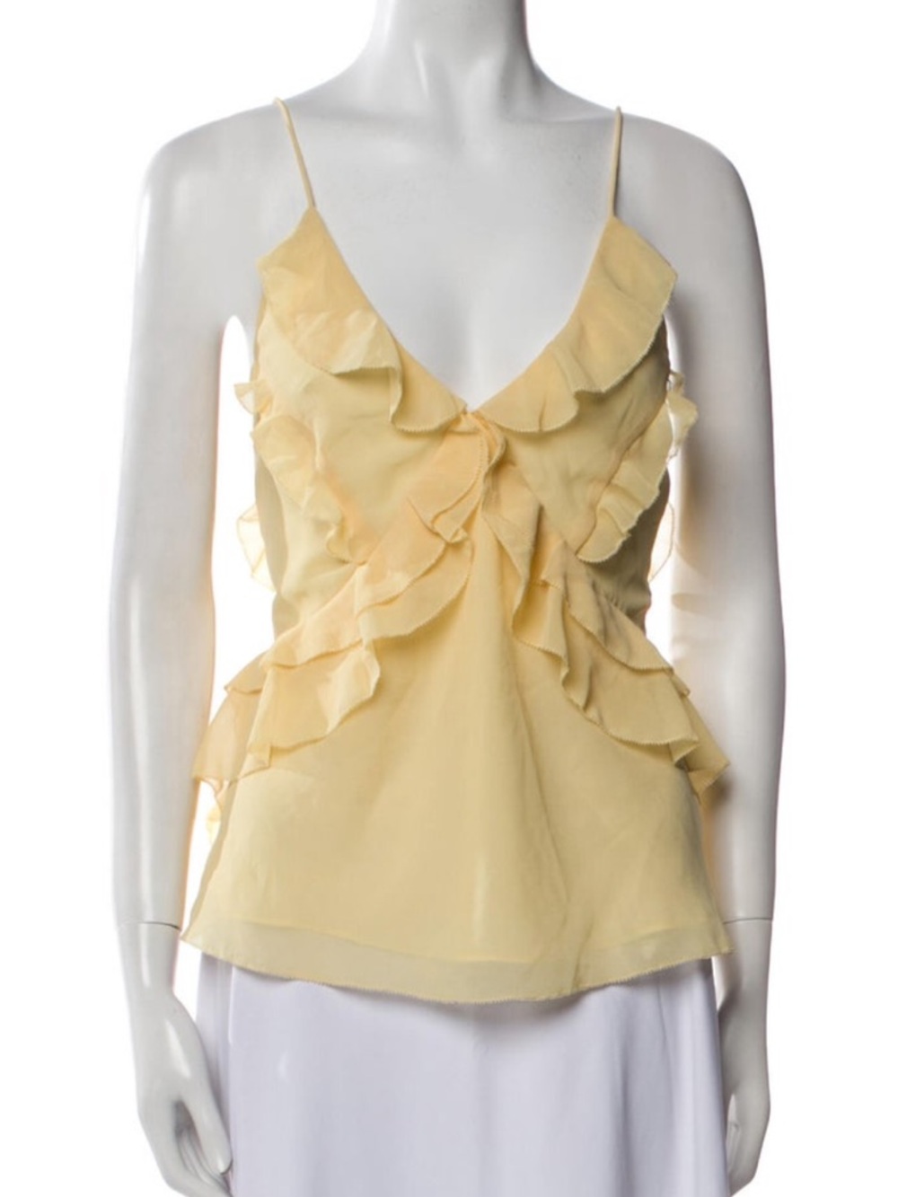 Favorite Daughter Who Me? Ruffled Top in Moonbeam
